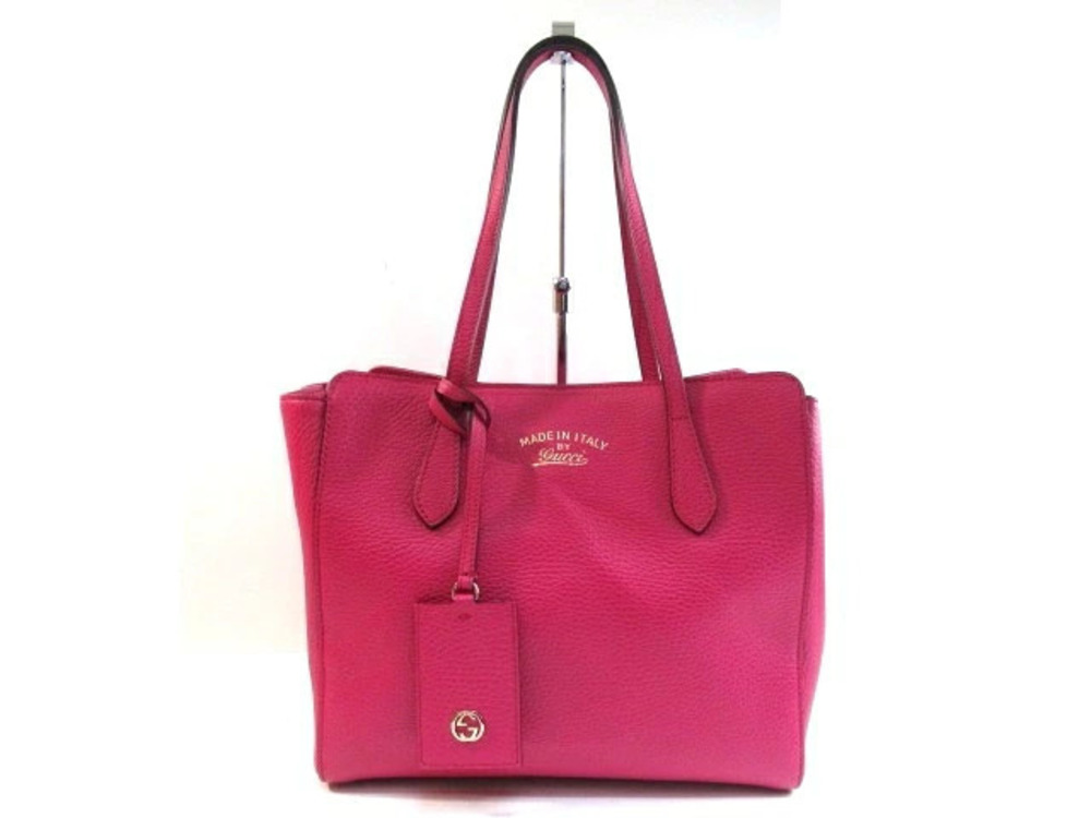 Gucci Shoulder Bag Embossed Leather